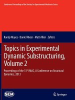 Topics in Experimental Dynamic Substructuring, Volume 2