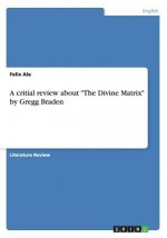 critial review about The Divine Matrix by Gregg Braden