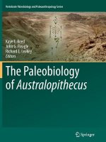 Paleobiology of Australopithecus