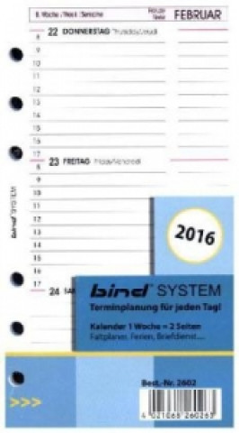 System Kalender A6 2016