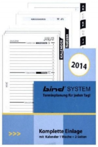 Kompletteinlage mit Kalender A7 2016