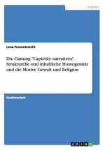 Gattung Captivity narratives. Strukturelle und inhaltliche Homogenitat und die Motive Gewalt und Religion