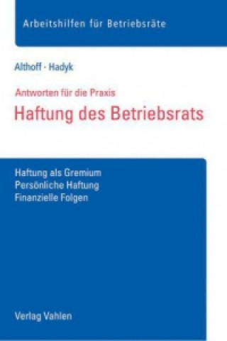 Haftung des Betriebsrats