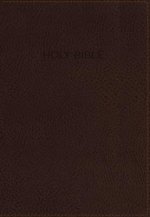 NKJV, Foundation Study Bible, Leathersoft, Brown, Thumb Indexed, Red Letter