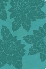 NKJV, End-of-Verse Reference Bible, Giant Print, Personal Size, Leathersoft, Turquoise, Indexed, Red Letter Edition