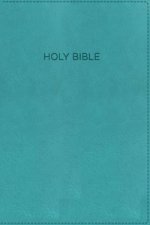 KJV, Foundation Study Bible, Leathersoft, Turquoise, Red Letter Edition