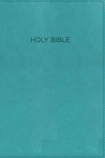 KJV, Foundation Study Bible, Leathersoft, Turquoise, Indexed, Red Letter Edition