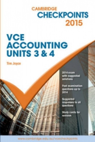 Cambridge Checkpoints VCE Accounting Units 3&4 2015 and Quiz Me More