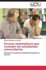 Errores matematicos que cometen los estudiantes universitarios