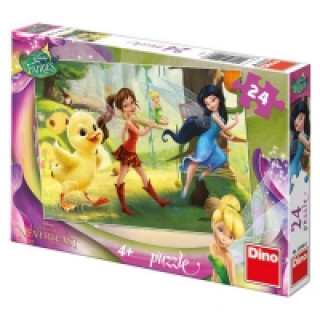 Fairies a kuřátko - puzzle 24 dílků