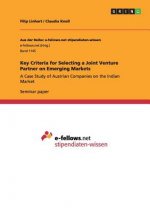 Key Criteria for Selecting a Joint Venture Partner on Emerging Markets