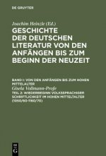 Geschichte der deutschen Literatur von den Anfangen bis zum Beginn der Neuzeit