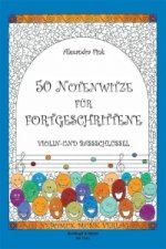 50 Notenwitze für Fortgeschrittene, Ausgabe: Violin- und Bassschlüssel