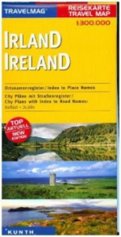 Travelmag KUNTH Reisekarte Irland 1:300000