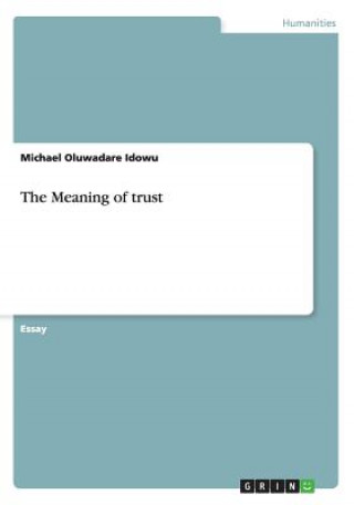 Meaning of trust
