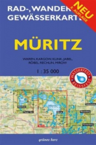 Rad-, Wander- & Gewässerkarte Müritz