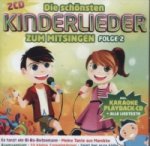 Die schönsten Kinderlieder zum Mitsingen. Vol.2, 2 Audio-CD