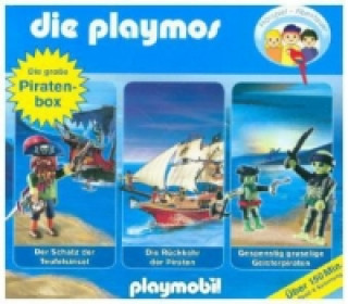 Die Playmos - Die Playmos-Piratenbox, 3 Audio-CDs