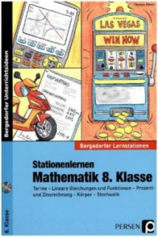 Stationenlernen Mathematik 8. Klasse, m. 1 CD-ROM