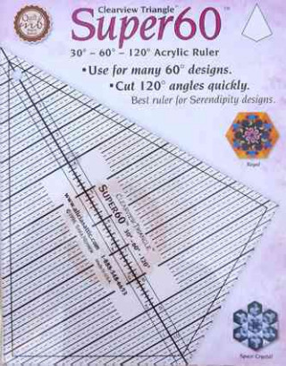 Clearview Triangle Super 30 - 60 - 120 Acrylic Ruler