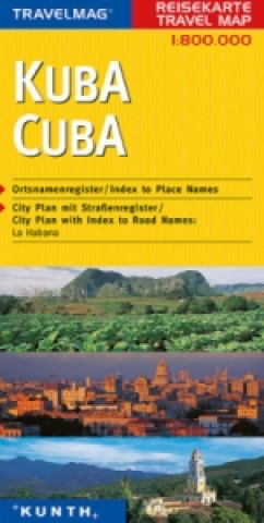 Travelmag Reisekarte Kuba. Cuba