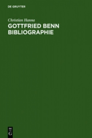 Gottfried Benn Bibliographie