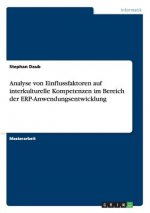 Analyse von Einflussfaktoren auf interkulturelle Kompetenzen im Bereich der ERP-Anwendungsentwicklung
