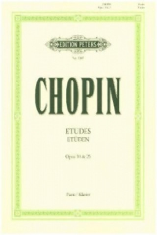 Etďż˝den op.10, op.25 und 3 Etďż˝den ohne Opuszahl, Klavier