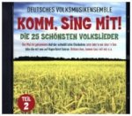 Komm, Sing Mit! - Die 25 Schönsten Volkslieder. Tl.2, 1 Audio-CD