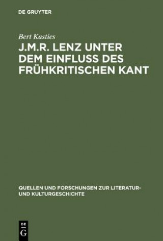 J.M.R. Lenz unter dem Einfluss des fruhkritischen Kant