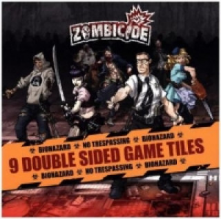 Zombicide, 9 Double Side Game Tiles (Spiel-Zubehör), m. deutscher Anleitung