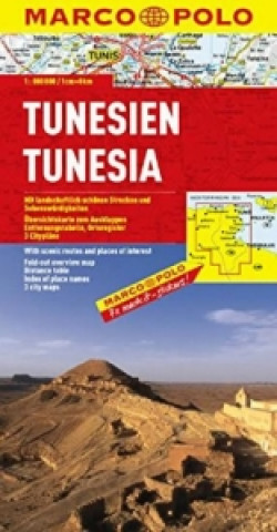TUNISKO TUNISIE 1:800 000
