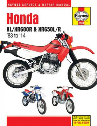 Honda XL/XR600R & XR650L/R Motorcycle Repair Manual