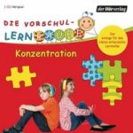 Die Vorschul-Lernraupe: Konzentration, 1 Audio-CD
