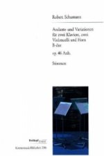 Andante und Variationen op. 46 Anh. B-Dur, für 2 Klaviere, 2 Violoncelli und Horn, Stimmensatz