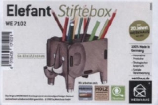 Werkhaus Stiftebox Vierbeiner - Elefant