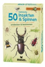 50 heimische Insekten & Spinnen entdecken & bestimmen, 50 Ktn.