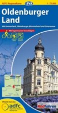 ADFC-Regionalkarte Oldenburger Land mit Tagestouren-Vorschlägen, 1:75.000, reiß- und wetterfest, GPS-Tracks Download