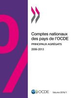 Comptes nationaux des pays de l'OCDE, Volume 2015 Numero 1