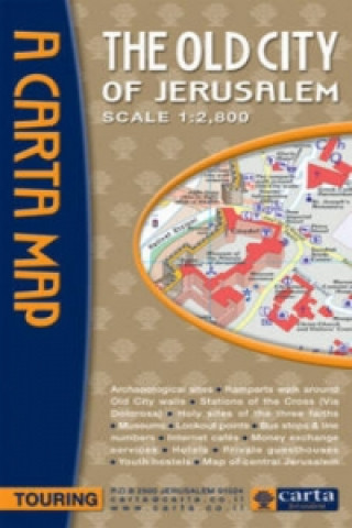 Map of Old City of Jersualem
