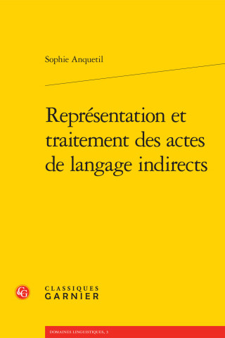 Representation Traitement Actes Lang