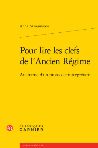 Pour Lire Clefs L Ancien Regime