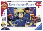 Ravensburger Kinderpuzzle - 09042 Sam hilft dir in der Not - Puzzle für Kinder ab 4 Jahren, Feuerwehrmann Sam Puzzle mit 2x24 Teilen