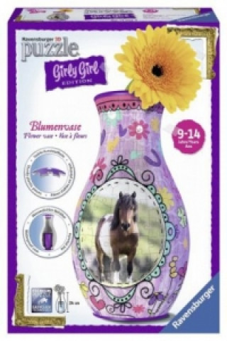 Girly Girl Edition Blumenvase - Pferde (Kinderpuzzle)