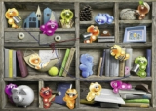 Gelini im Bücherregal (Puzzle)