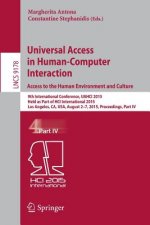 Universal Access in Human-Computer Interaction. Access to the Human Environment and Culture