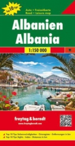 Albania Road Map 1:150 000
