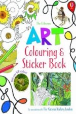 Art Colouring and Sticker Book