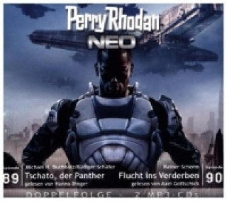 Perry Rhodan NEO - Tschato, der Panther / Perry Rhodan NEO -  Flucht ins Verderben, 2 MP3-CDs