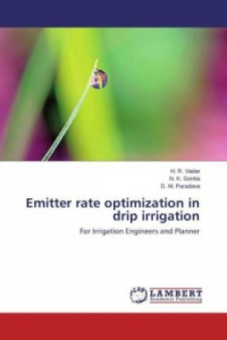 Emitter rate optimization in drip irrigation